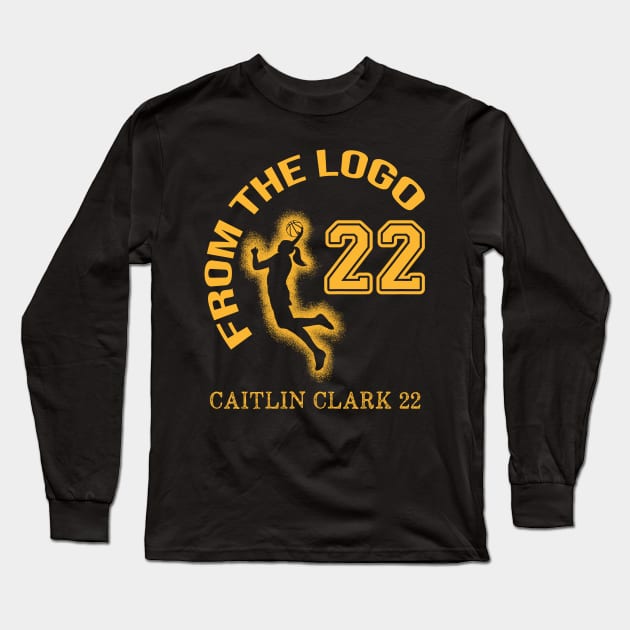 from the logo Caitlin Clark 22 Long Sleeve T-Shirt by Folke Fan Cv